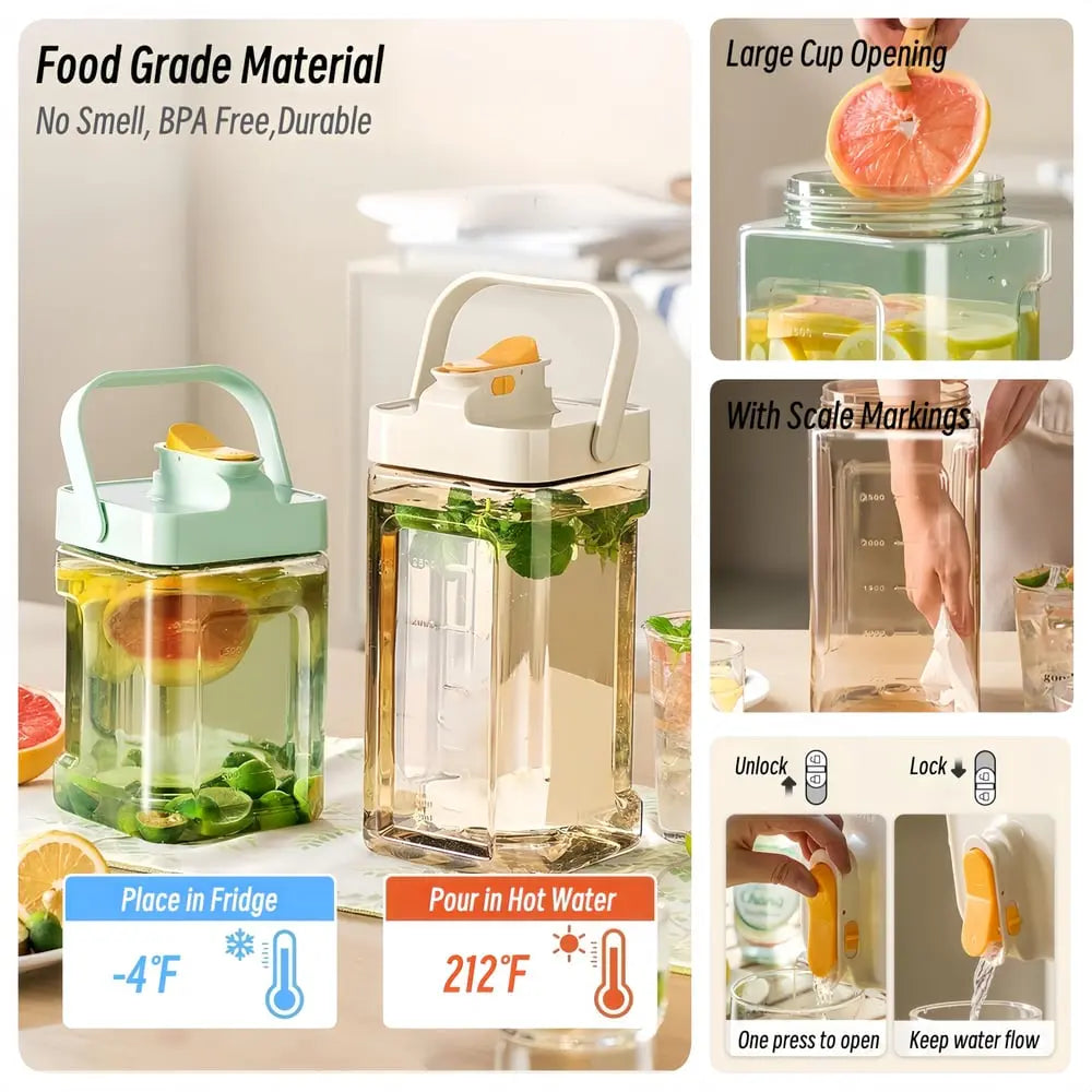 BowLift | 3.5L drink dispenser with tap for refrigerator