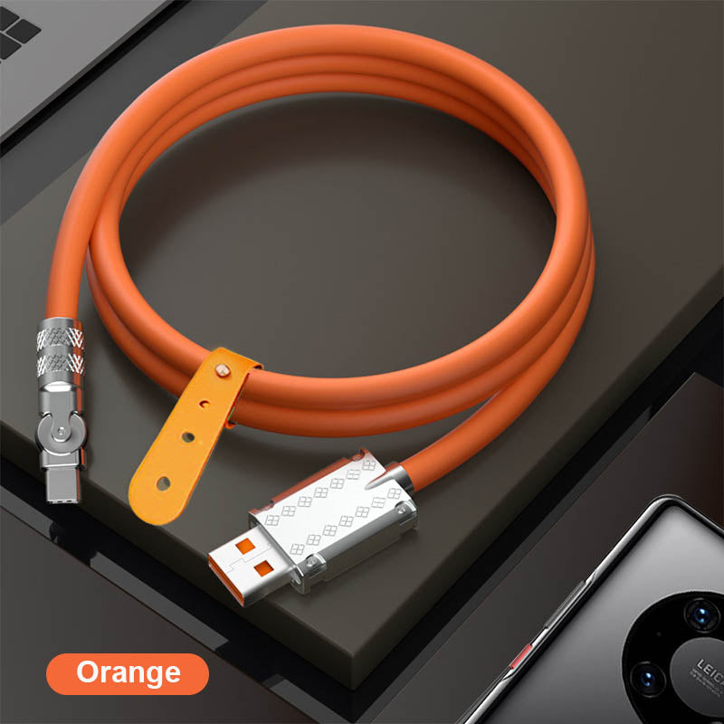 BowLift | 180° Anti-Break Fast Charge Data Cable (120W)