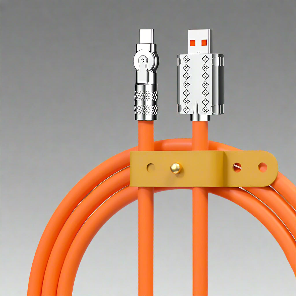 BowLift | 180° Anti-Break Fast Charge Data Cable (120W)