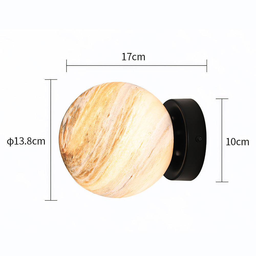 BowLift | Glass Ceiling Light Modern Globe Fixture