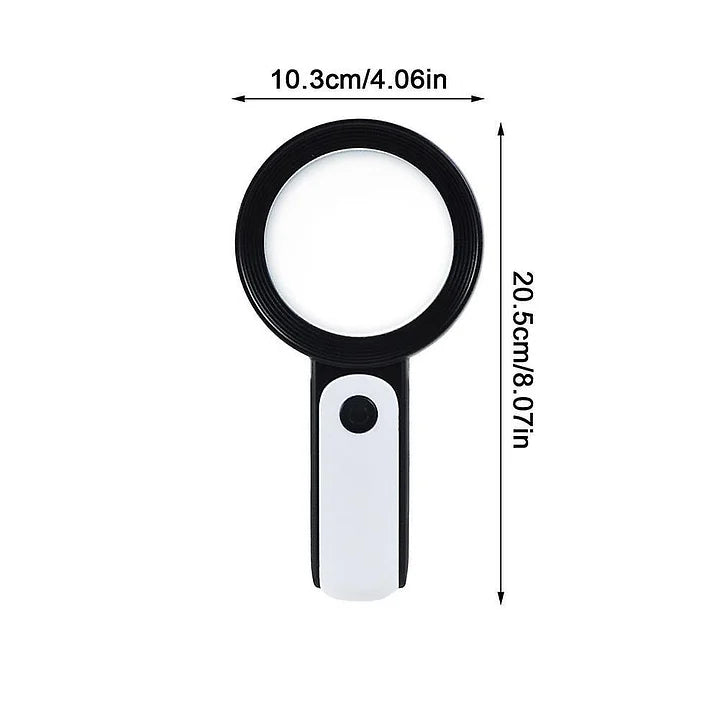 BowLift | 30x Handheld Magnifying Glass for Seniors - ZoomXpert
