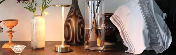 BowLift | Wireless Table Lamp - Dimmable & Rechargeable Waterproof Desk Light