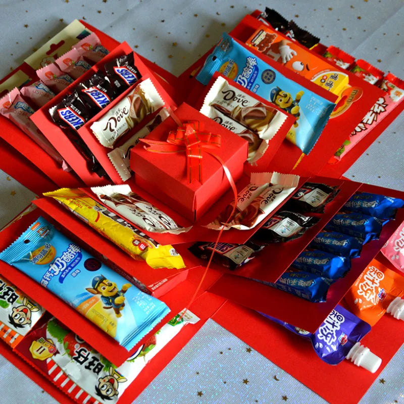 BowLift | DIY Exploding Gift Box | 5-Layer Nesting Design | Customizable Surprise Box for Special Occasions