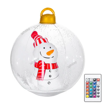 BowLift | Inflatable Outdoor Christmas Ball With Lights (LED)