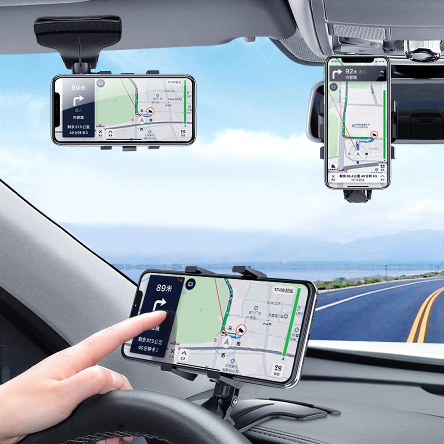 BowLift | 360 Degree Rotatable Car Dashboard Phone Holder