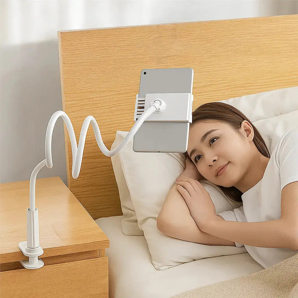 BowLift | 360° Smartphone & Tablet Holder – Hands-free watching movies in bed