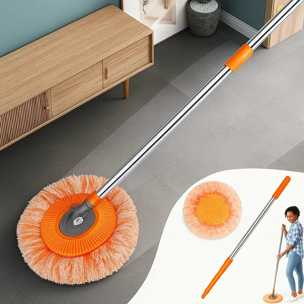 BowLift | 360° Redating microfiber mop with extendable handle