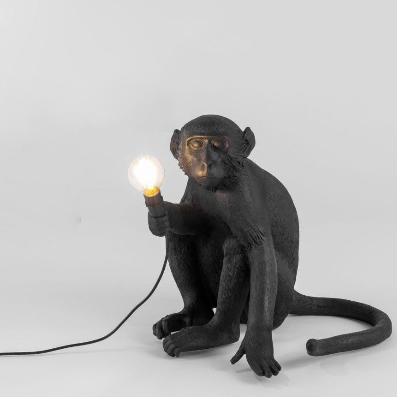Creative Industrial Wind Animal Monkey Lamp Living Room Dining Room Bedroom Chandelier Table Lamp Wall Lamp
