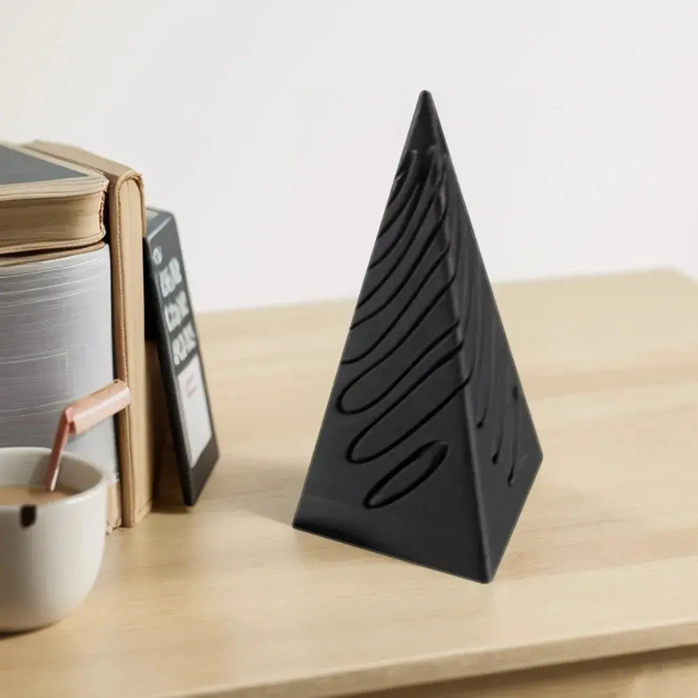 BowLift | 3D printed spiral cone pyramid toy – Unique visual magic desk sculpture