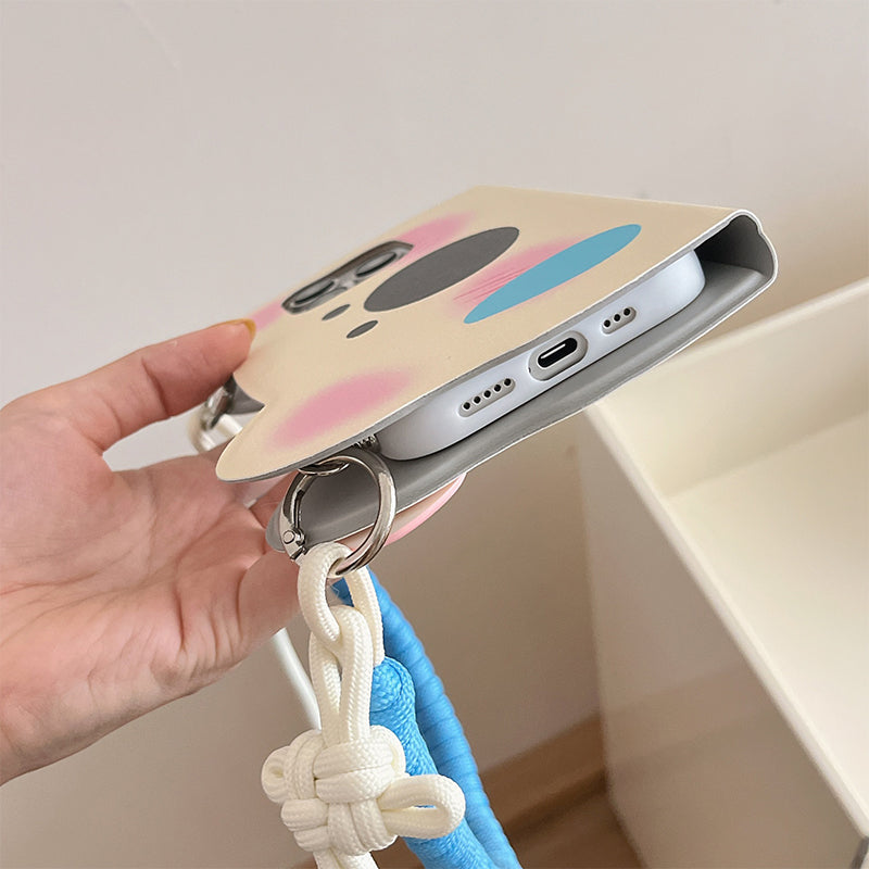 BowLift | Insta-Style Cartoon Westie Flip-Phone Case