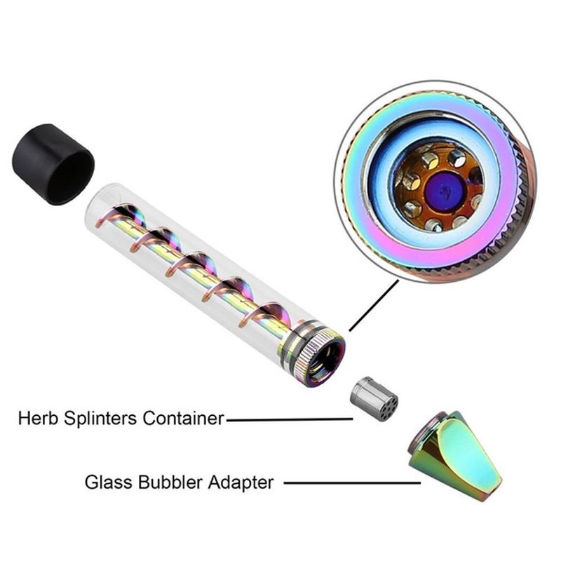 BowLift | Glass Twisty Smoking Pipe Set