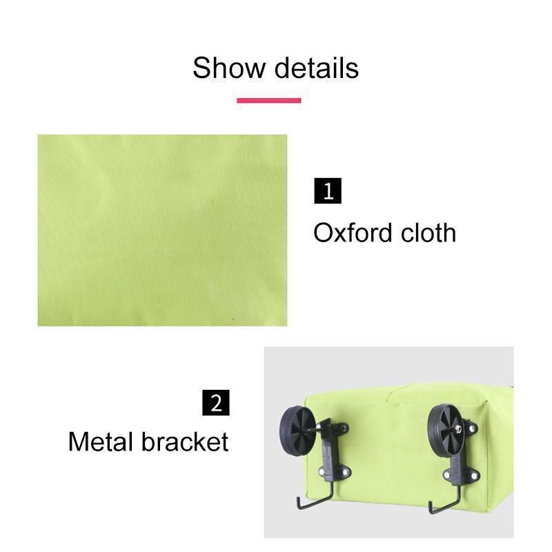 BowLift | 2 In 1 Folding Shopping Cart Tote Bag