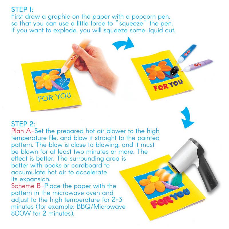 BowLift | DIY Bubble Popcorn Drawing Pens (6pcs/set)