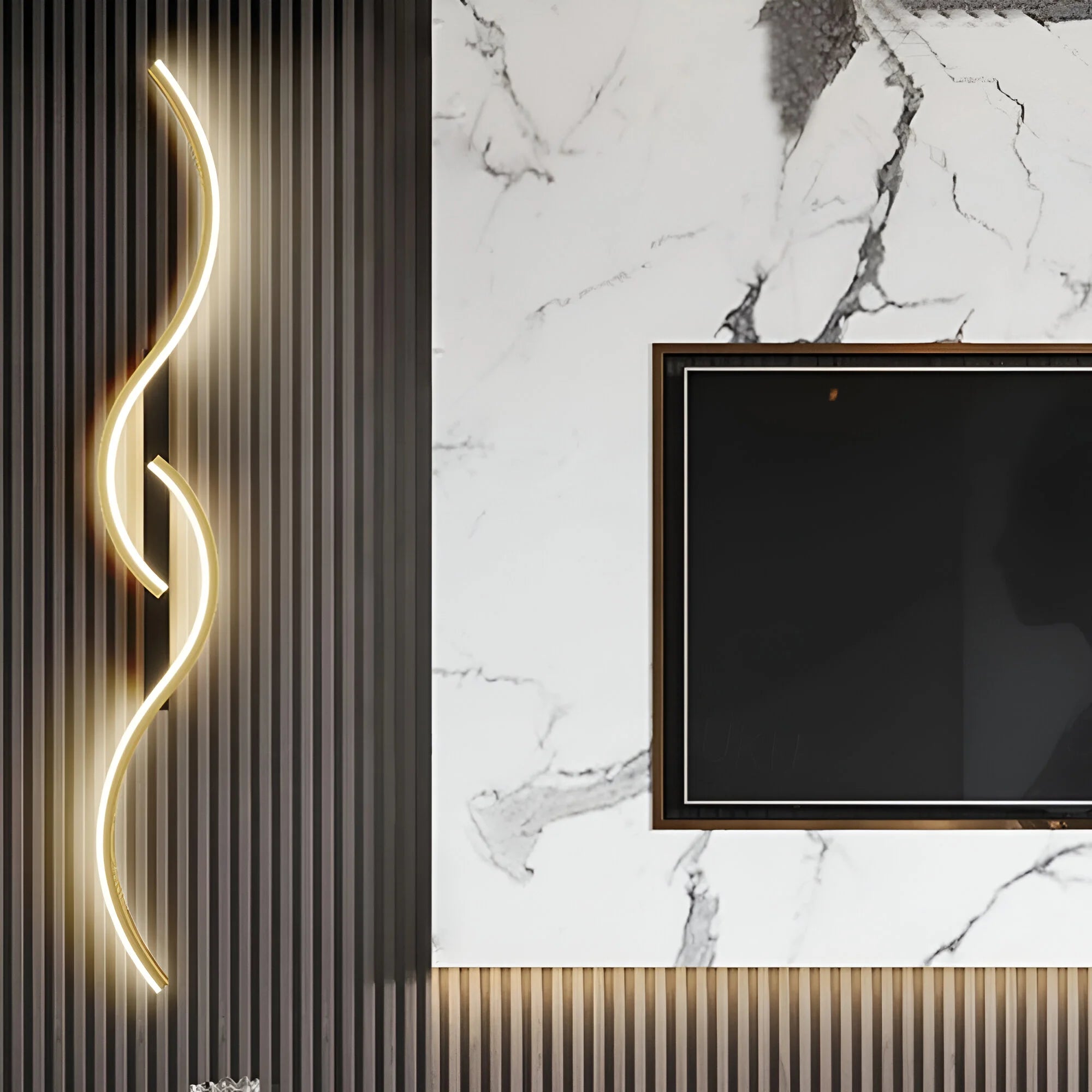WaveGlow – Modern Curved Wall Light