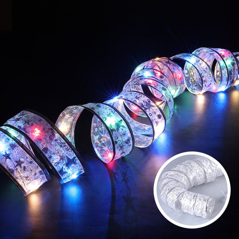 BowLift | Christmas Tree Decoration Ribbon Gift LED String Lights