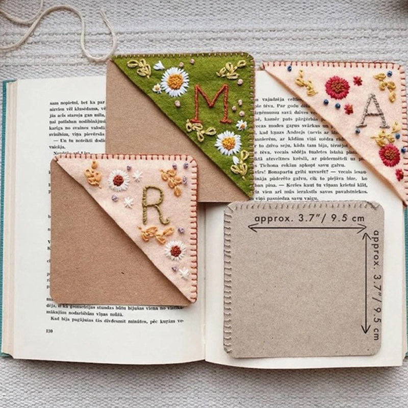 BowLift | Personalized hand-stitched corner bookmark