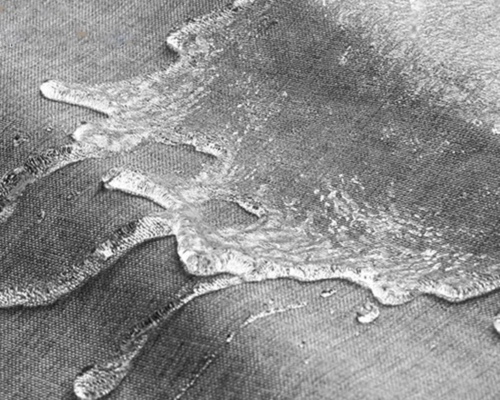 BowLift | Thick Beige Linen Shower Curtain