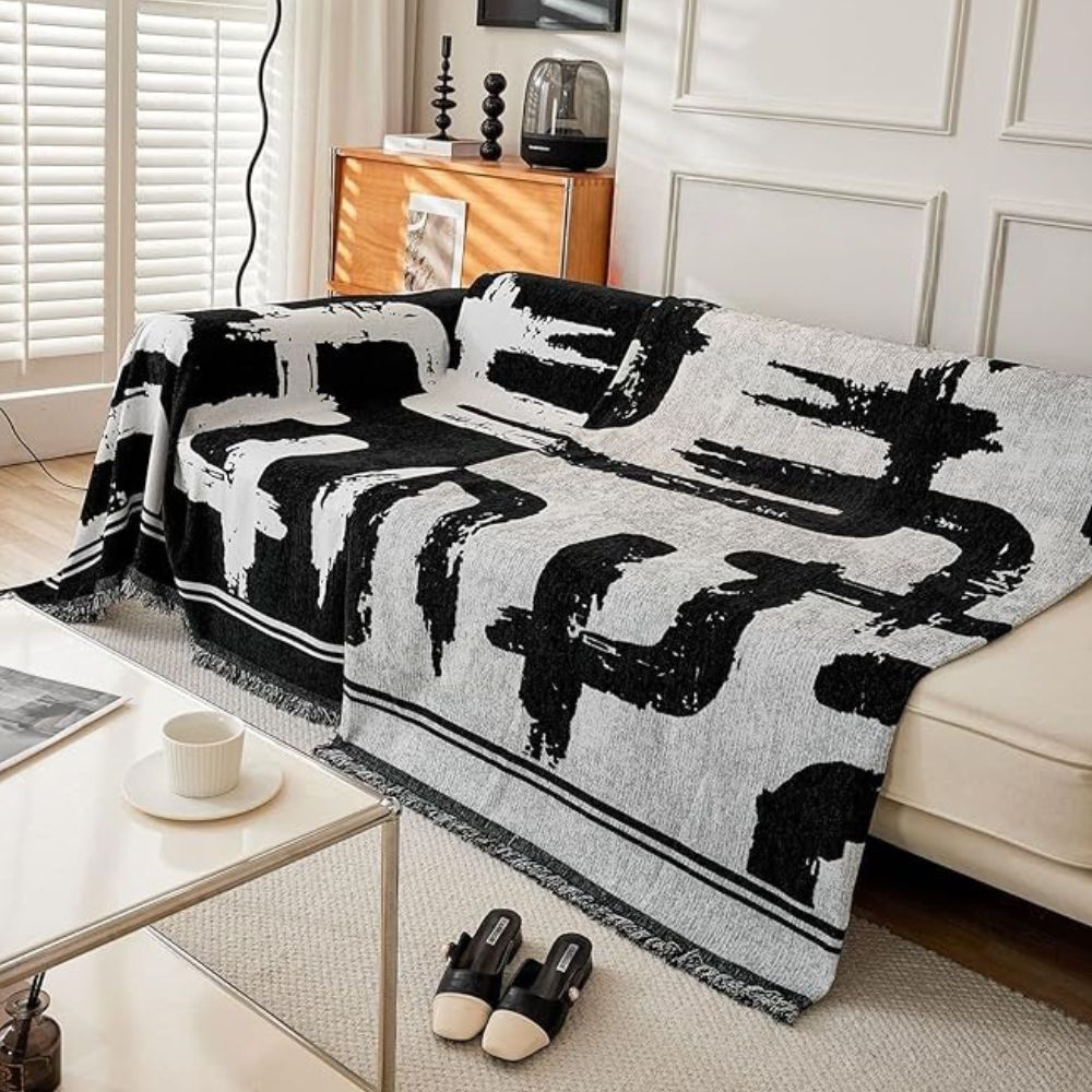 BowLift | Brushstroke Art Sofa Cover