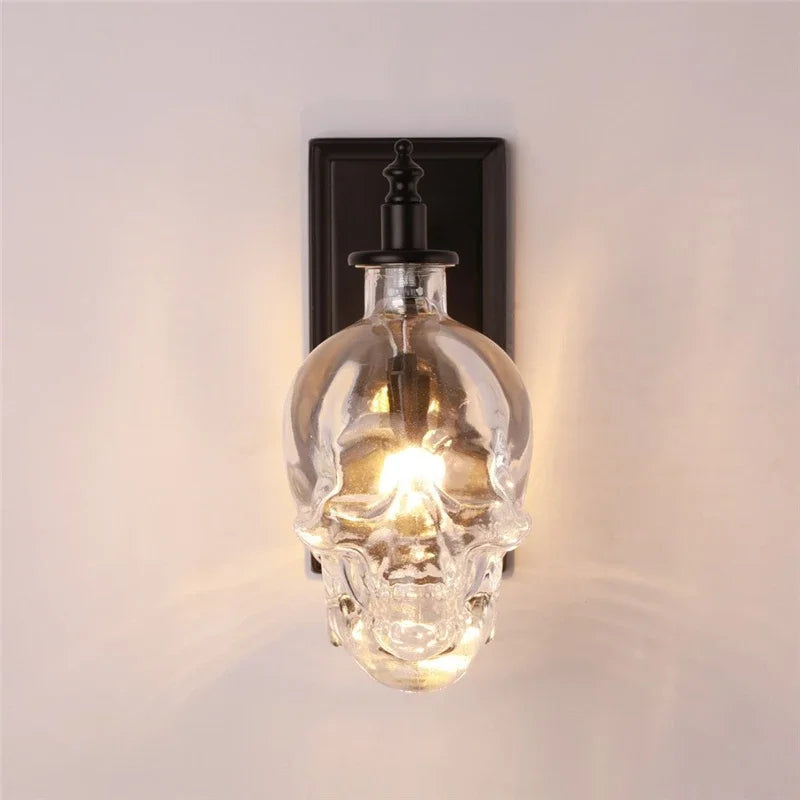 BowLift | Gothic Skull Bottle Retro Wall Lamp