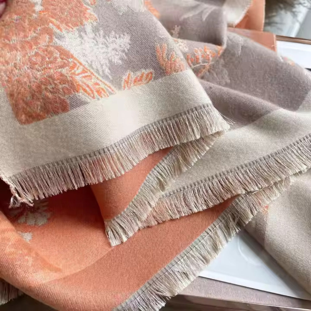 BowLift | Nuvé Floral Soft Double Sided Scarf