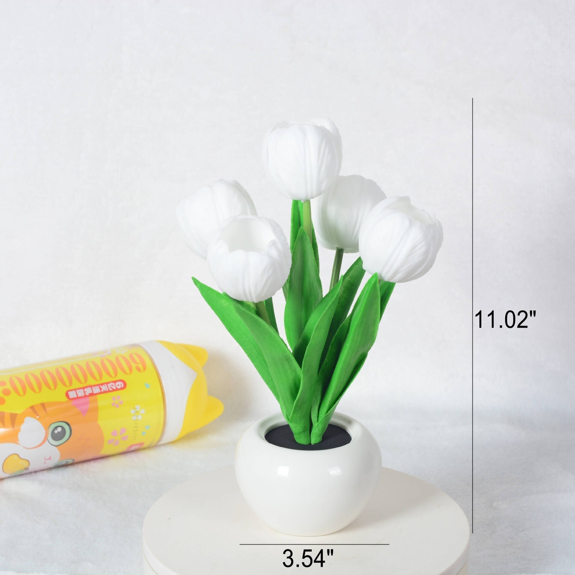 BowLift | Modern Creative Simulation Tulip Peony LED Night Light Table Lamp