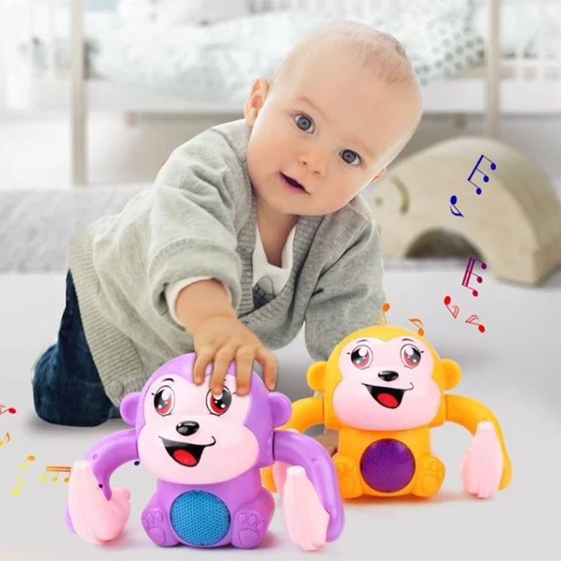 BowLift | Early Infant Electric Flip And Head Monkey Toy