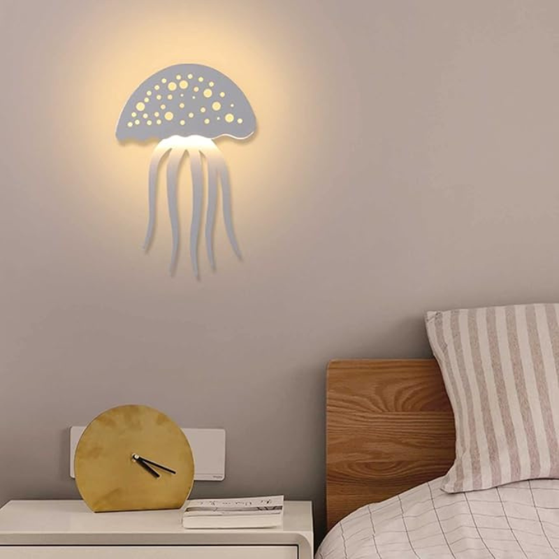 BowLift | QualleGlow | Exclusive LED wall lamp in the shape of a jellyfish
