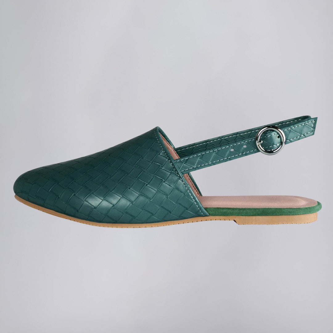 Pointed Toe Flats with Soft Lining and Elegant Finish