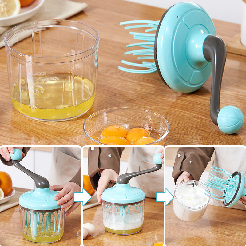 BowLift | HandyWhisk - Cream and Egg White Whisk with Hand Crank