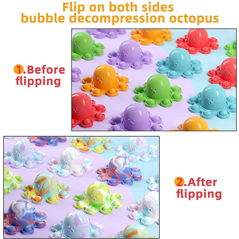 BowLift | Flip-Octopus-Toy Keychain Pendant