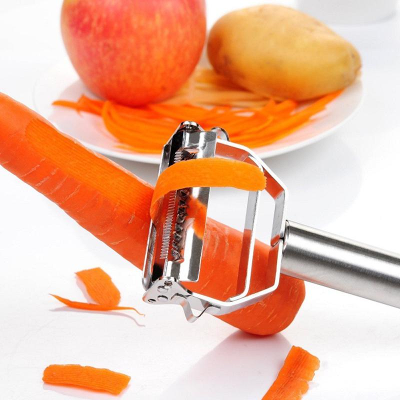 BowLift | Ultra-sharp stainless steel multifunctional vegetable peeler & julienne cutter
