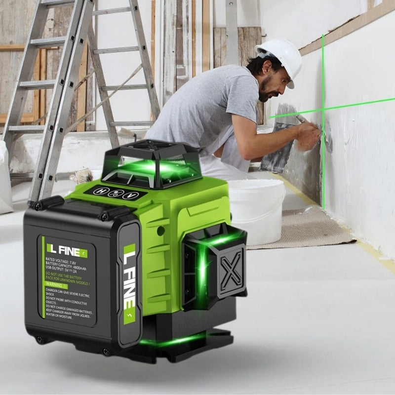 BowLift | 16-Line Professional 4D Laser Level – Precise Measurements and Accurate Alignment