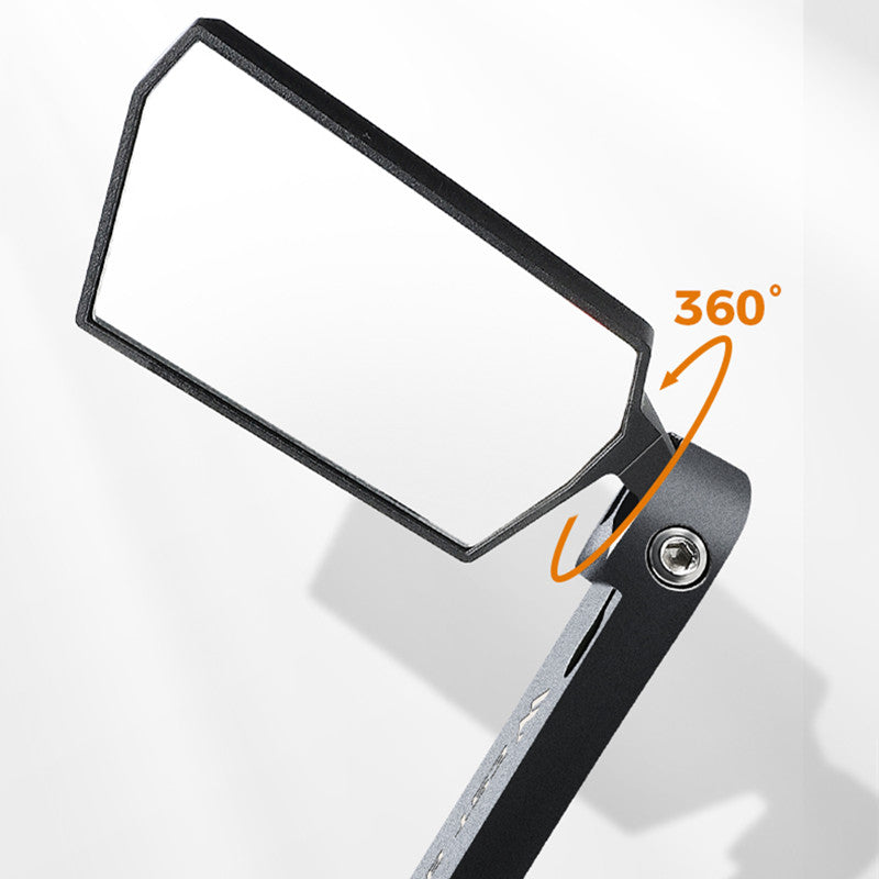 BowLift | Foldable Bicycle Handlebar Rearview Mirrors, Suitable for All Bikes with 22mm Handlebar (2-Pack)