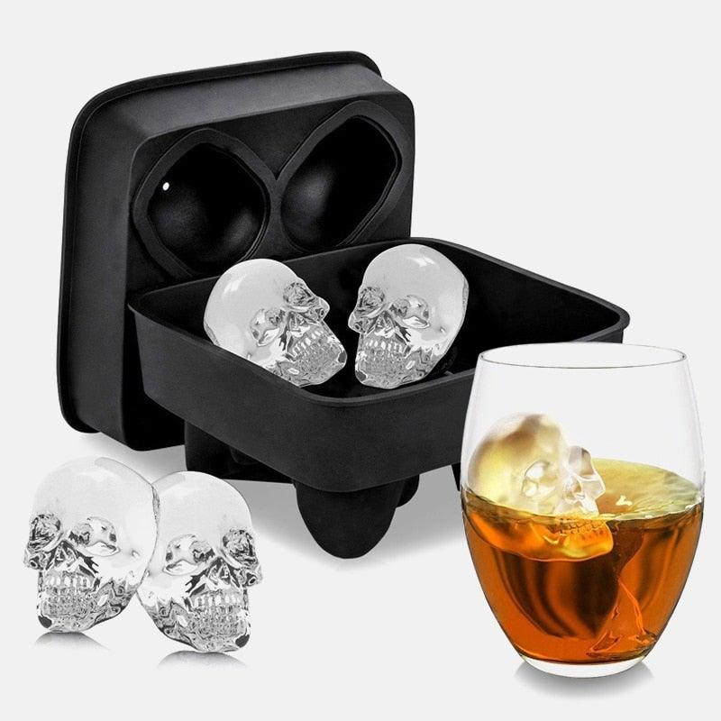 BowLift | 3D Skull Ice Cube Mold