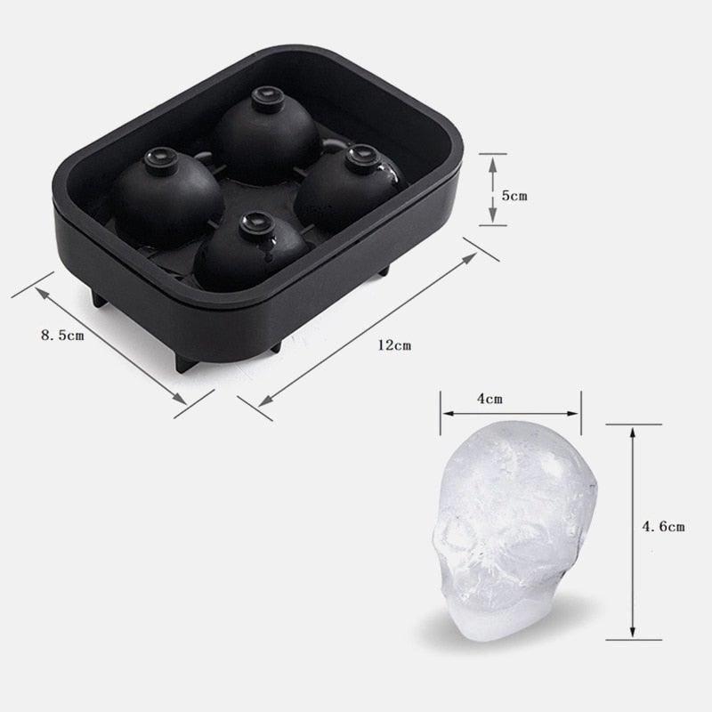 BowLift | 3D Skull Ice Cube Mold