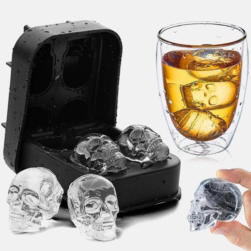 BowLift | 3D Skull Ice Cube Mold