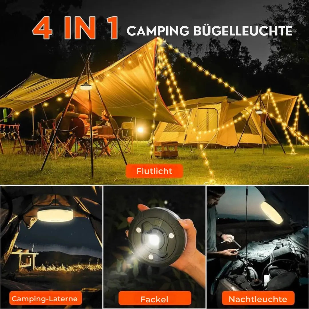 BowLift | 4-in-1 Multifunctional Camping Light – Light, Power & Comfort