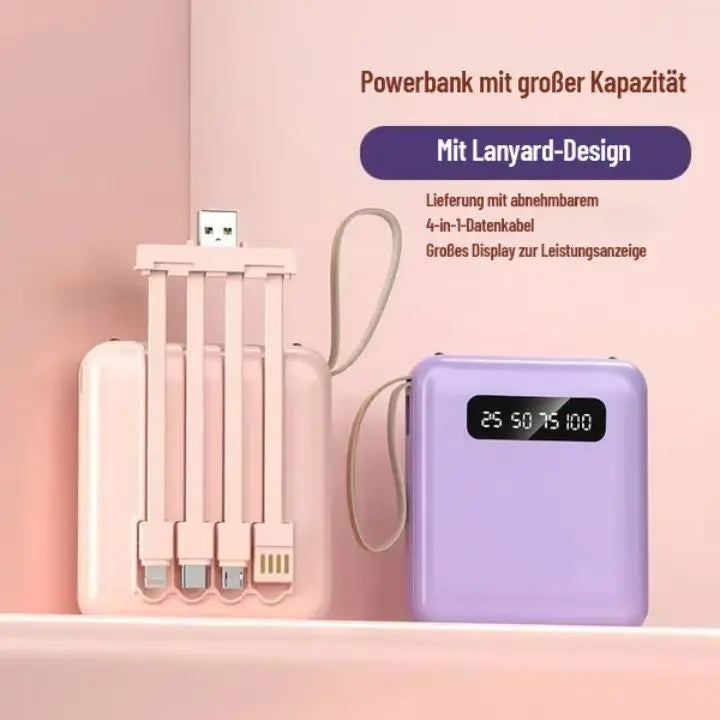 BowLift | 4-in-1 Powerbank Fast Charging – Compact & Powerful