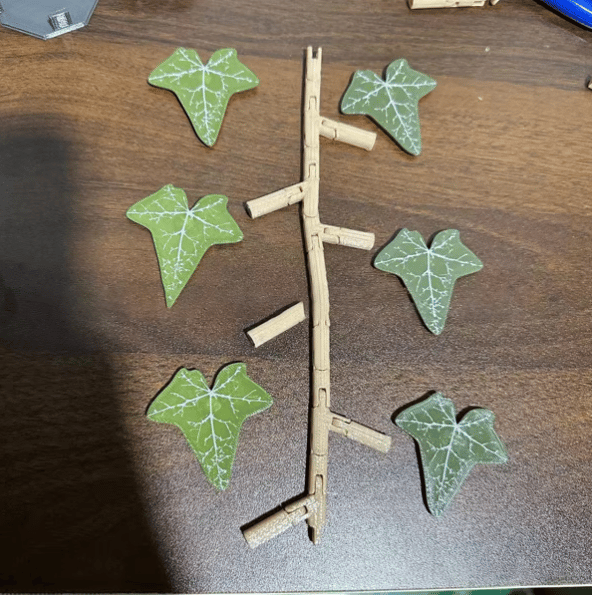 BowLift | 3D Printed Ivy Refrigerator Magnet — Realistic Plant Decoration with Strong Adhesion