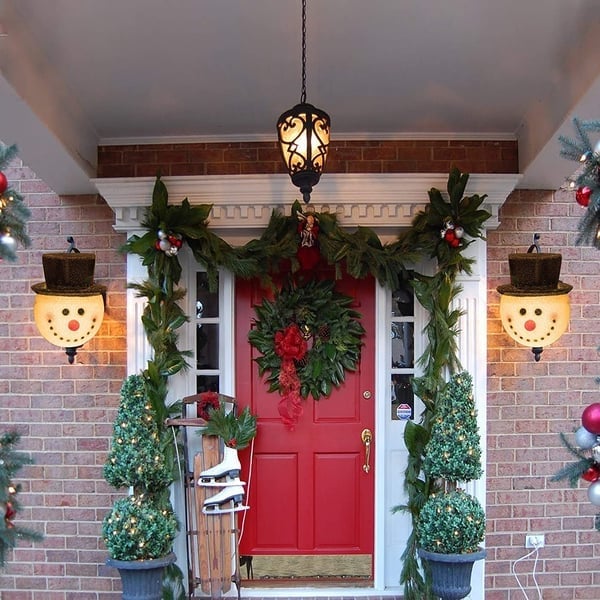 BowLift | Snowman Porch Light Covers