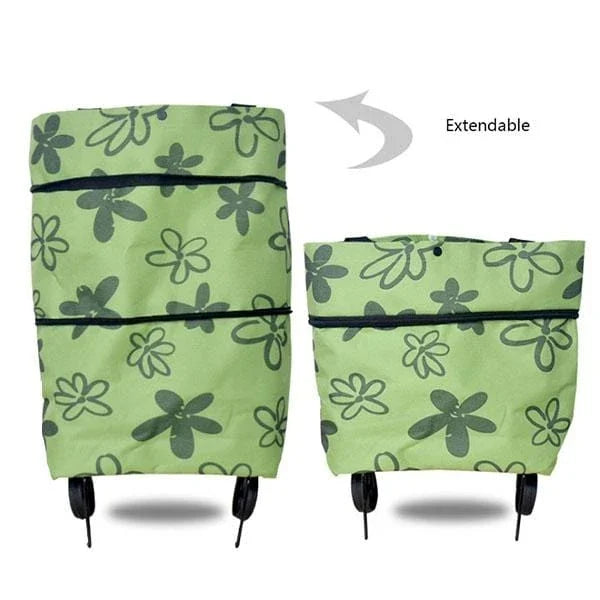 BowLift | 2 In 1 Folding Shopping Cart Tote Bag