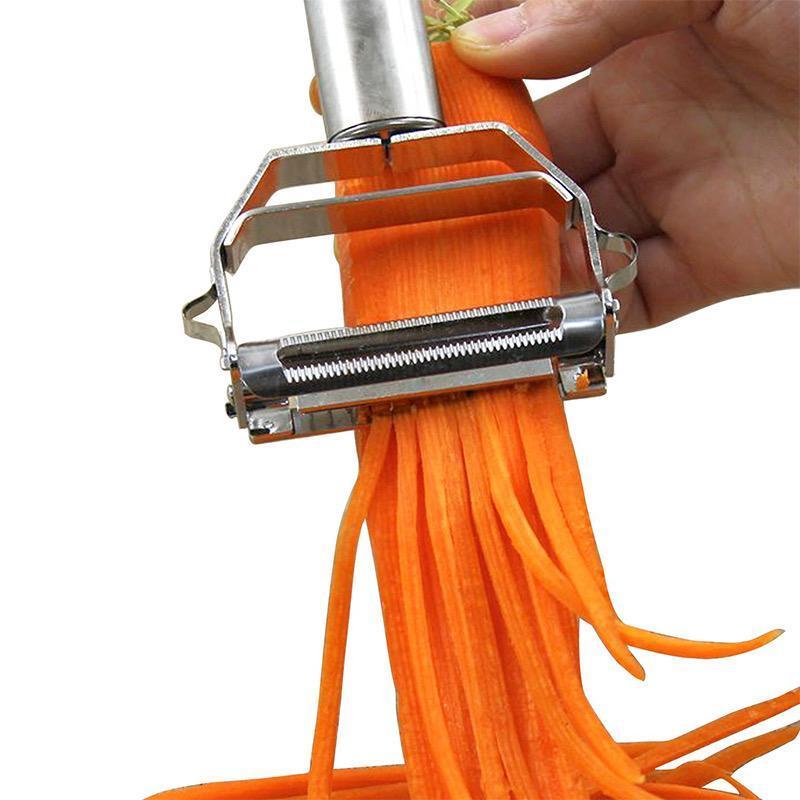 BowLift | Ultra-sharp stainless steel multifunctional vegetable peeler & julienne cutter
