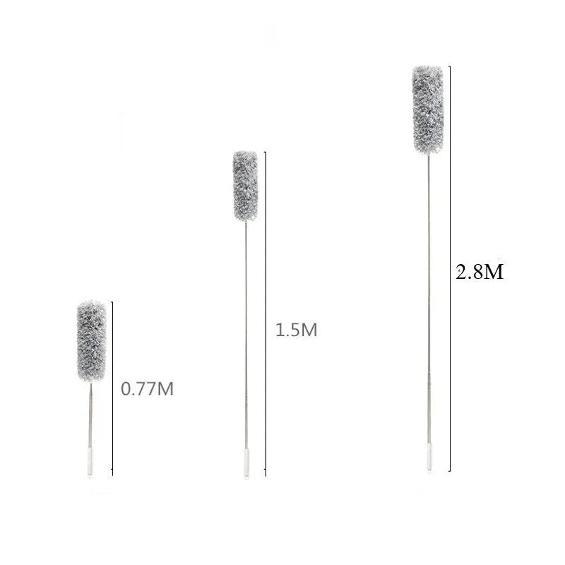 BowLift | Retractable and washable, curved dust brush in microfiber