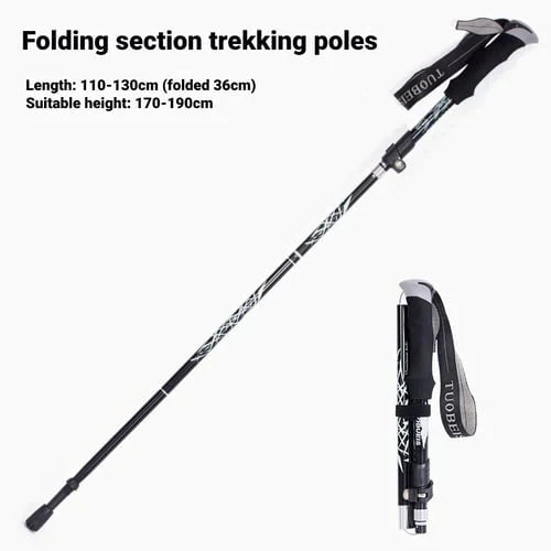 BowLift | Automatic Pop-Up Trekking Pole | Telescopic Self-Defense & Hiking Support
