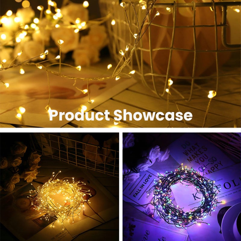 BowLift | LED Copper Wire String Lights | Flexible & Shapeable | Indoor & Outdoor Use