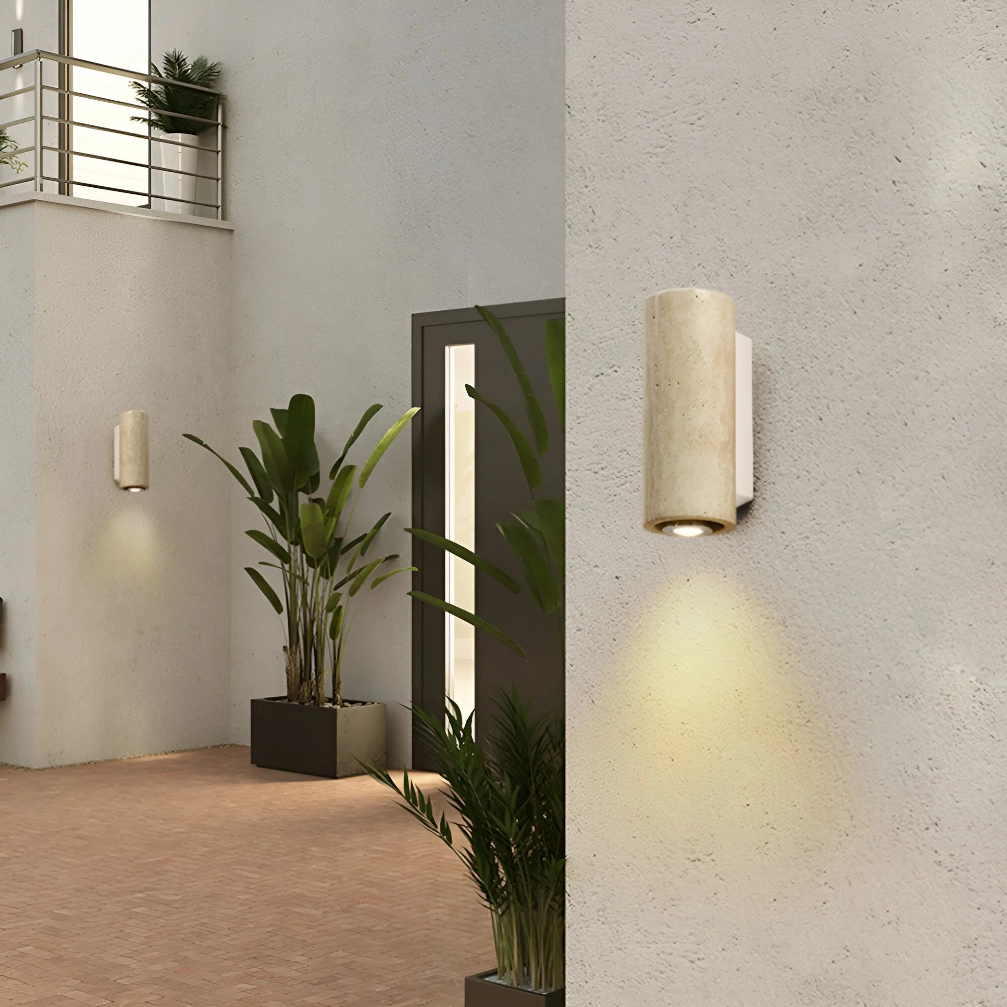 StoneLuxe – Natural Travertine Wall Light