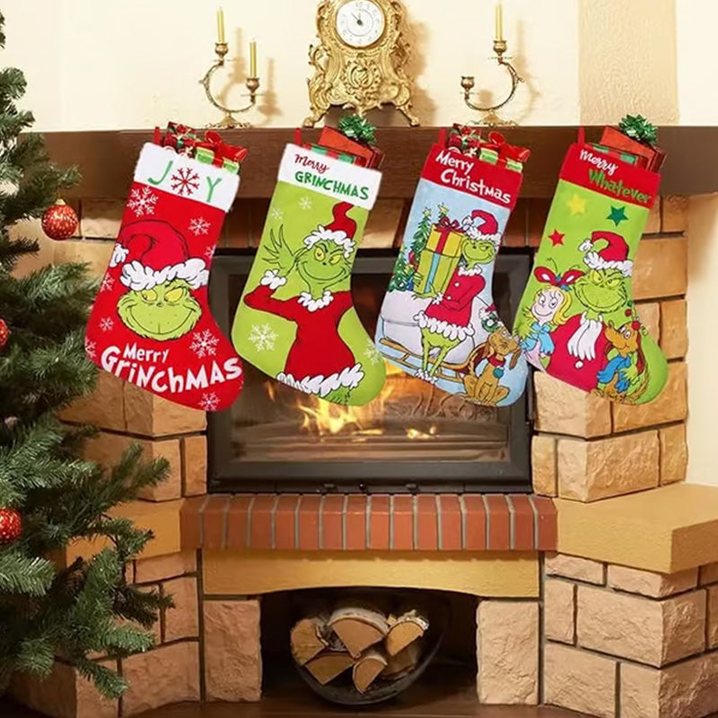 BowLift | Green Christmas Stockings Christmas Decorations