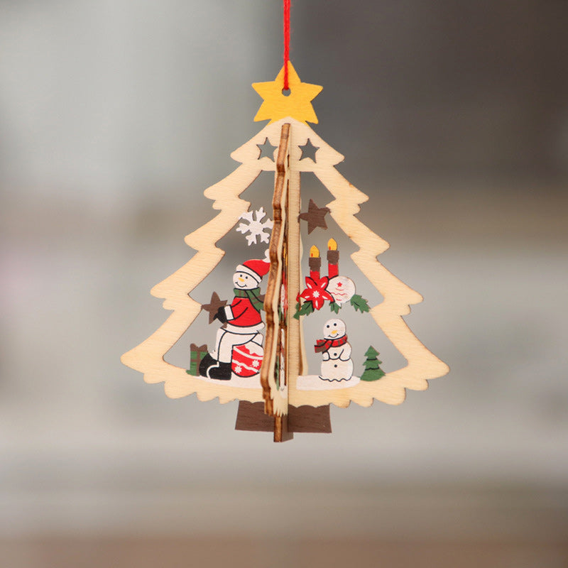 BowLift | Christmas Wooden Pendant