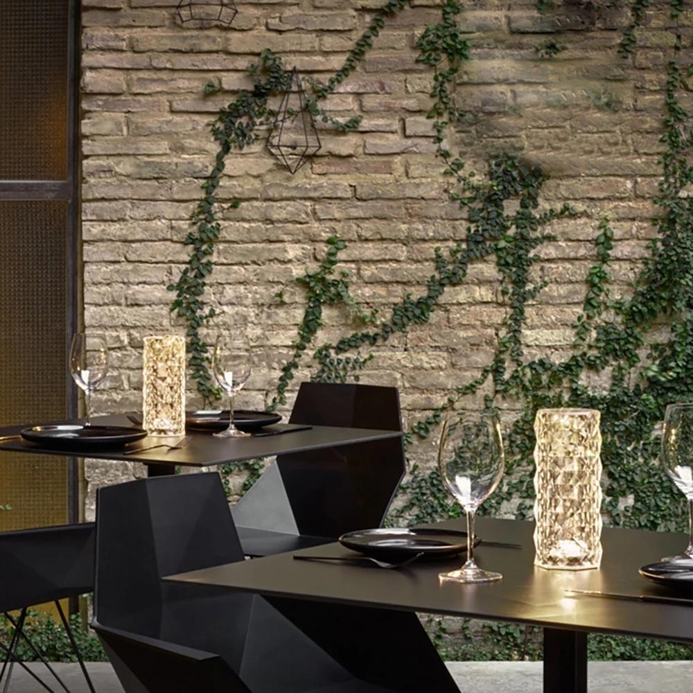 BowLift | Rose Rays Crystal Diamond Table Lamp