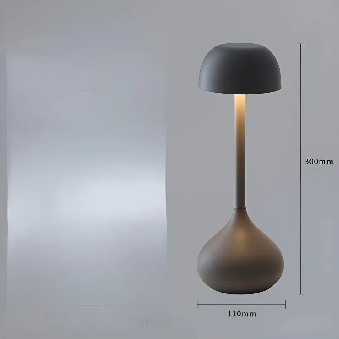 BowLift | Cordless Dimmable Mushroom Table Lamp